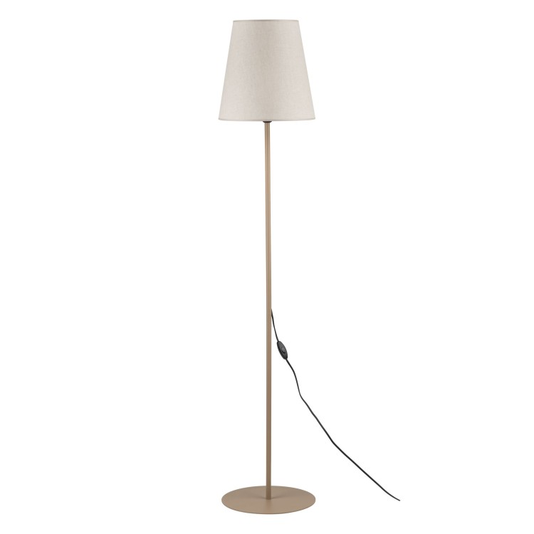 ELIZABETH SABIA Lampa podłogowa 1XE27 16157 TK Lighting Beż Beżowy