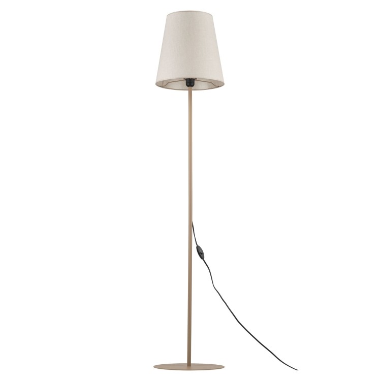 ELIZABETH SABIA Lampa podłogowa 1XE27 16157 TK Lighting Beż Beżowy