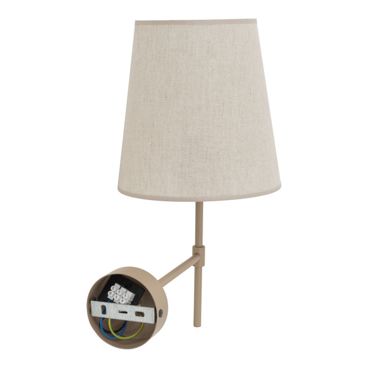 ELIZABETH SABIA Kinkiet 1XE27 11166 TK Lighting Sabia Beżowy
