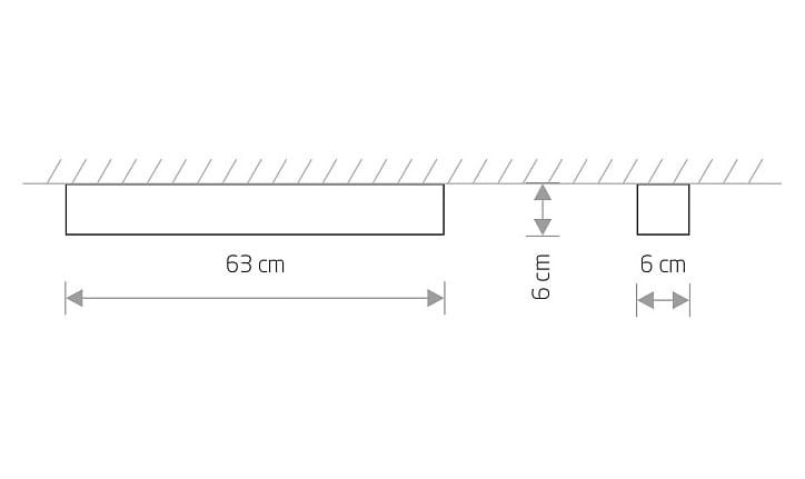 Oprawa liniowa sufitowa SOFT CEILING LED 60X6 WHITE 7540 NOWODVORSKI Lighting T8 60cm Loft nowoczesna lampa sufitowa oświetleniowa biała Inspiracje Premium