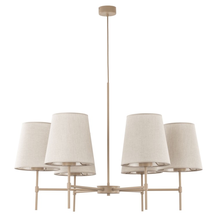 ELIZABETH SABIA Lampa wisząca 6XE27 11167 TK Lighting Sabia Beżowy