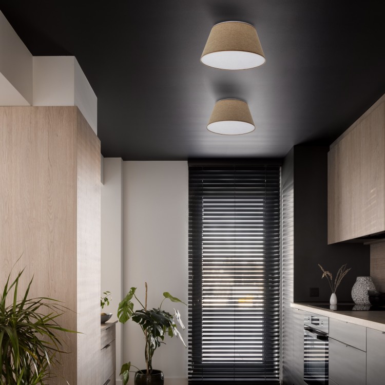 FORMO LEN Lampa sufitowa 4XE27 500 11075 TK Lighting Biały Beżowy