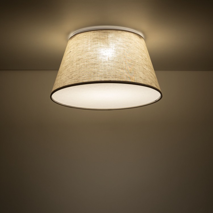 FORMO LEN Lampa sufitowa 2XE27 380 11076 TK Lighting Biały Beżowy