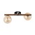ESTERA WOOD ORZECH BURSZTYN Kinkiet 2XG9 11092 TK Lighting Brąz Bursztynowy