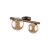 ESTERA WOOD ORZECH BURSZTYN Kinkiet 2XG9 11092 TK Lighting Brąz Bursztynowy