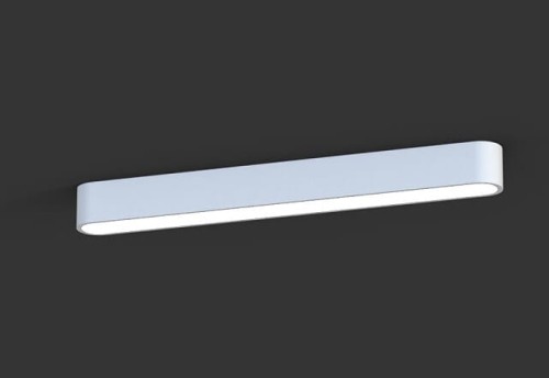 Oprawa liniowa sufitowa SOFT CEILING LED 60X6 WHITE 7540 NOWODVORSKI Lighting T8 60cm Loft nowoczesna lampa sufitowa oświetleniowa biała Inspiracje Premium