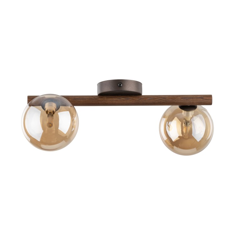 ESTERA WOOD ORZECH BURSZTYN Kinkiet 2XG9 11092 TK Lighting Brąz Bursztynowy