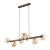 ESTERA WOOD ORZECH BURSZTYN Lampa wisząca 7XG9 11096 TK Lighting Brąz Bursztynowy
