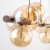 ESTERA WOOD ORZECH BURSZTYN Lampa wisząca 7XG9 11096 TK Lighting Brąz Bursztynowy