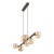 ESTERA WOOD ORZECH BURSZTYN Lampa wisząca 7XG9 11096 TK Lighting Brąz Bursztynowy