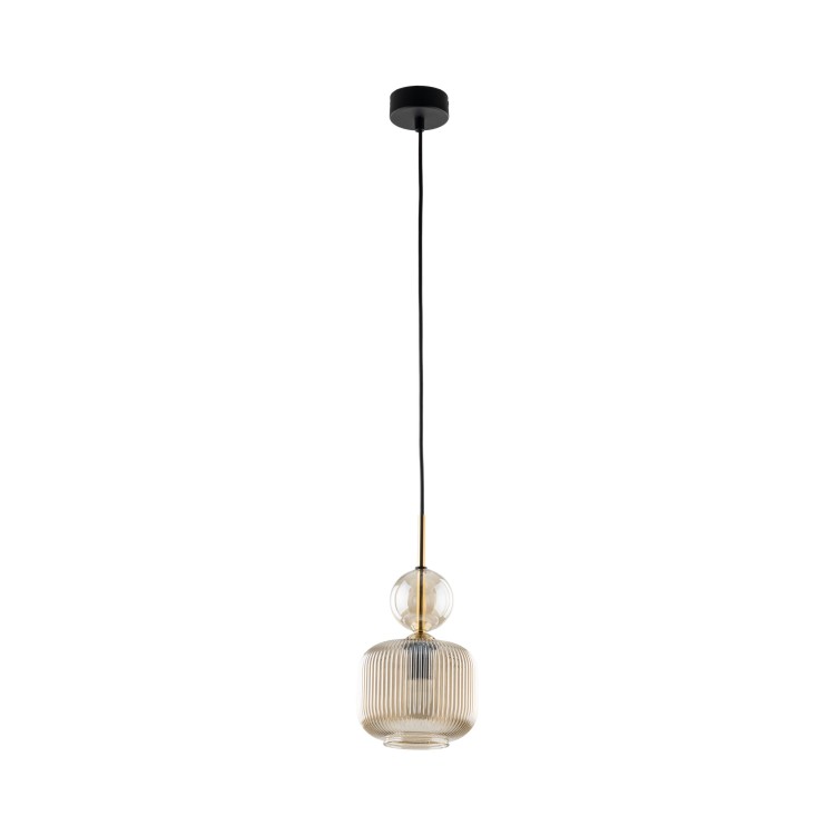 SOPHIA COGNAC Lampa wisząca 1XE14 11038 TK Lighting Czarny, Koniak Koniak Bursztyn