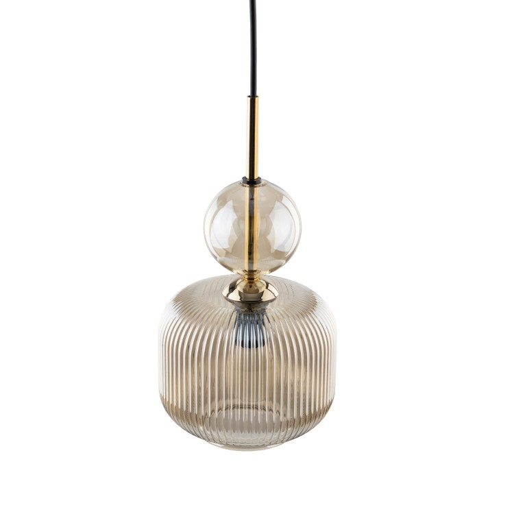 SOPHIA COGNAC Lampa wisząca 1XE14 11038 TK Lighting Czarny, Koniak Koniak Bursztyn