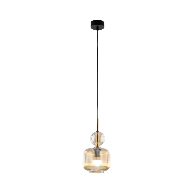 SOPHIA COGNAC Lampa wisząca 1XE14 11038 TK Lighting Czarny, Koniak Koniak Bursztyn