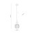 SOPHIA COGNAC Lampa wisząca 1XE14 11038 TK Lighting Czarny, Koniak Koniak Bursztyn