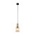 SOPHIA COGNAC Lampa wisząca 1XE14 11039 TK Lighting Bursztyn, Czarny Brązowy