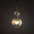 SOPHIA COGNAC Lampa wisząca 1XE14 11040 TK Lighting Czarny, Bursztyn Brązowy