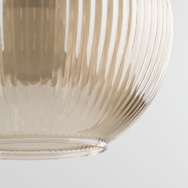 SOPHIA COGNAC Lampa wisząca 1XE14 11040 TK Lighting Czarny, Bursztyn Brązowy