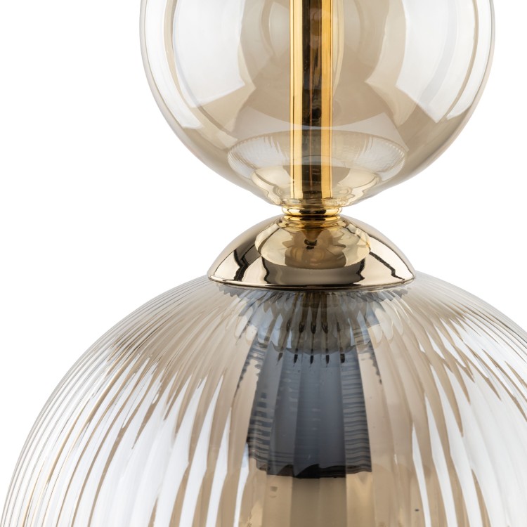 SOPHIA COGNAC Lampa wisząca 1XE14 11040 TK Lighting Czarny, Bursztyn Brązowy