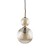 SOPHIA COGNAC Lampa wisząca 1XE14 11040 TK Lighting Czarny, Bursztyn Brązowy