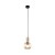 SOPHIA COGNAC Lampa wisząca 1XE14 11040 TK Lighting Czarny, Bursztyn Brązowy