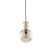 SOPHIA COGNAC Lampa wisząca 1XE14 11040 TK Lighting Czarny, Bursztyn Brązowy