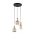 SOPHIA COGNAC Lampa wisząca 3XE14 11041 TK Lighting Czarny, Koniak Koniak Bursztyn