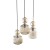 SOPHIA COGNAC Lampa wisząca 3XE14 11041 TK Lighting Czarny, Koniak Koniak Bursztyn