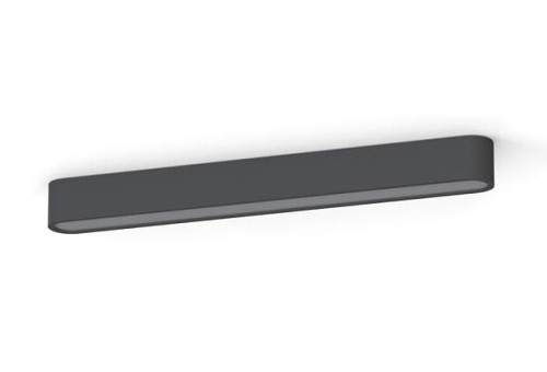Oprawa liniowa sufitowa SOFT CEILING LED 60X6 GRAPHITE 7527 NOWODVORSKI Lighting T8 60cm Loft nowoczesna lampa sufitowa oświetleniowa grafitowa Inspiracje Premium