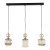 SOPHIA COGNAC Lampa wisząca 3XE14 11042 TK Lighting Czarny, Koniak Koniak Bursztyn
