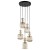 SOPHIA COGNAC Lampa wisząca 5XE14 11043 TK Lighting Czarny, Koniak Koniak Bursztyn