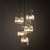 SOPHIA COGNAC Lampa wisząca 5XE14 11043 TK Lighting Czarny, Koniak Koniak Bursztyn