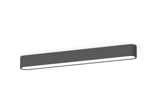 Oprawa liniowa sufitowa SOFT CEILING LED 60X6 GRAPHITE 7527 NOWODVORSKI Lighting T8 60cm Loft nowoczesna lampa sufitowa oświetleniowa grafitowa Inspiracje Premium
