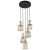 SOPHIA COGNAC Lampa wisząca 5XE14 11043 TK Lighting Czarny, Koniak Koniak Bursztyn