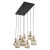 SOPHIA COGNAC Lampa wisząca 8XE14 11045 TK Lighting Czarny, Koniak Koniak Bursztyn