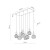 SOPHIA COGNAC Lampa wisząca 8XE14 11045 TK Lighting Czarny, Koniak Koniak Bursztyn