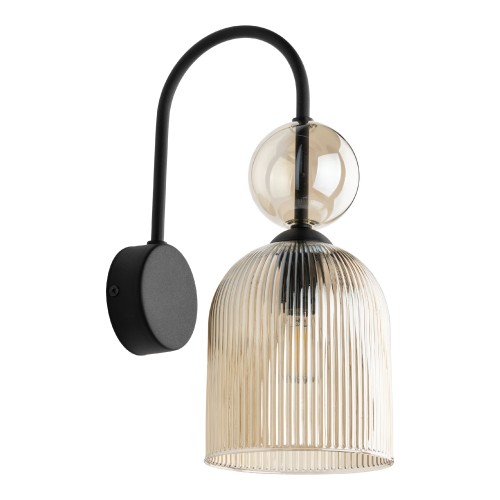 SOPHIA COGNAC Kinkiet 1XE14 11140 TK Lighting Czarny, Koniak Koniak Bursztyn