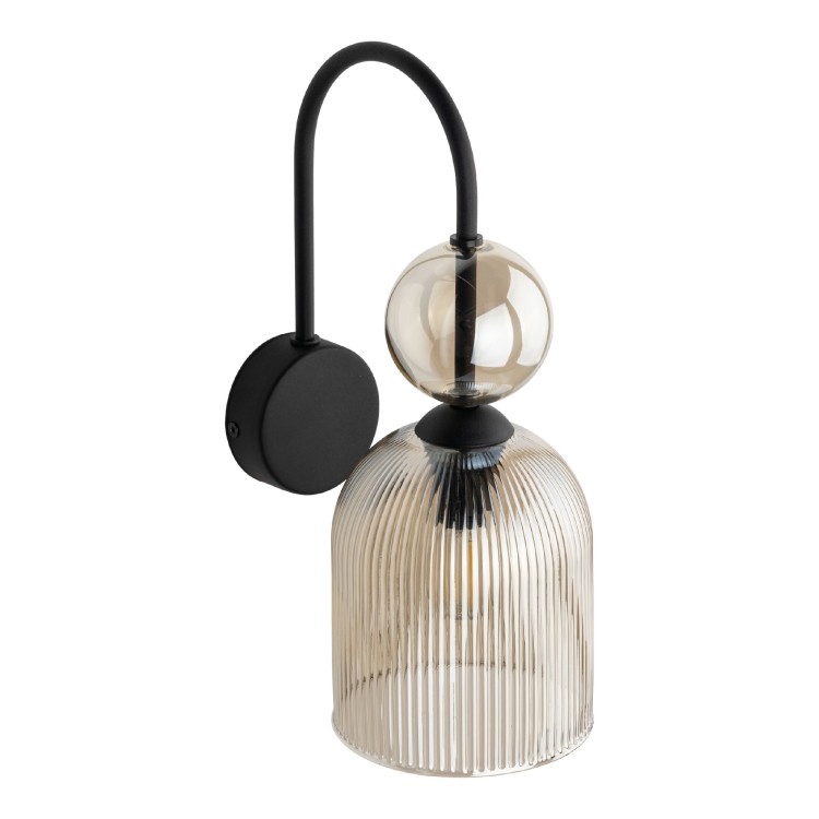 SOPHIA COGNAC Kinkiet 1XE14 11140 TK Lighting Czarny, Koniak Koniak Bursztyn