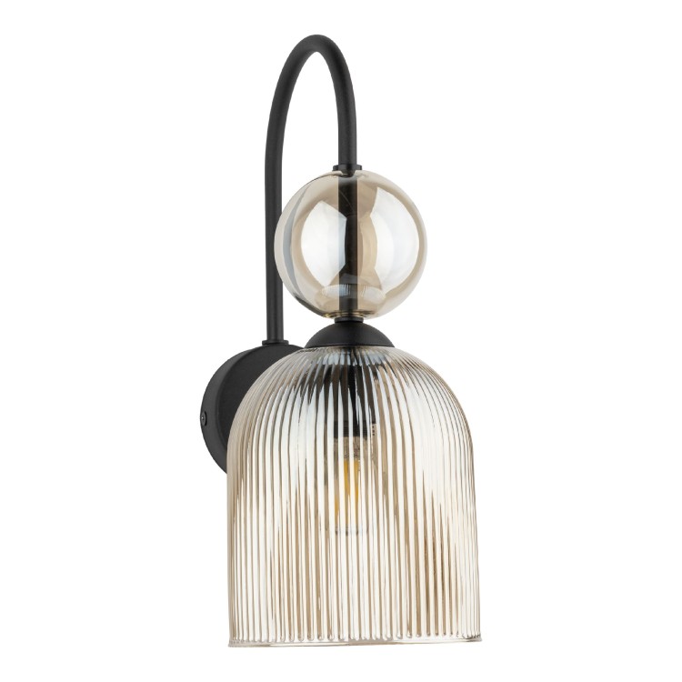 SOPHIA COGNAC Kinkiet 1XE14 11140 TK Lighting Czarny, Koniak Koniak Bursztyn