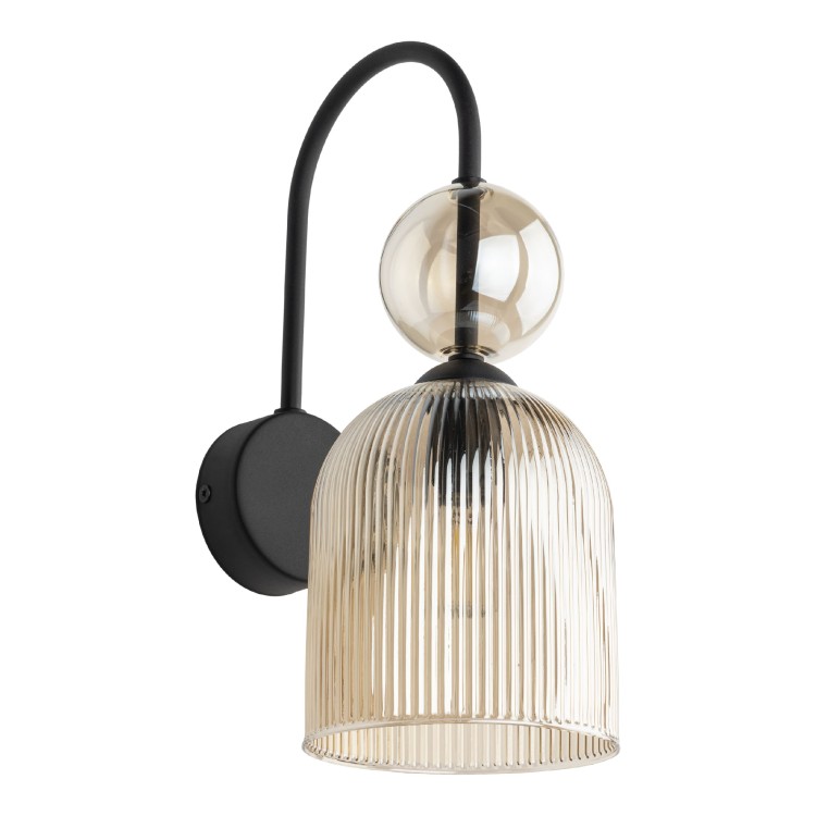 SOPHIA COGNAC Kinkiet 1XE14 11140 TK Lighting Czarny, Koniak Koniak Bursztyn