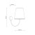 CANDI SABIA Kinkiet 1XE27 11071 TK Lighting Beż Beżowy