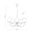 CANDI SABIA Lampa wisząca 6XE27 11072 TK Lighting Beż Beżowy