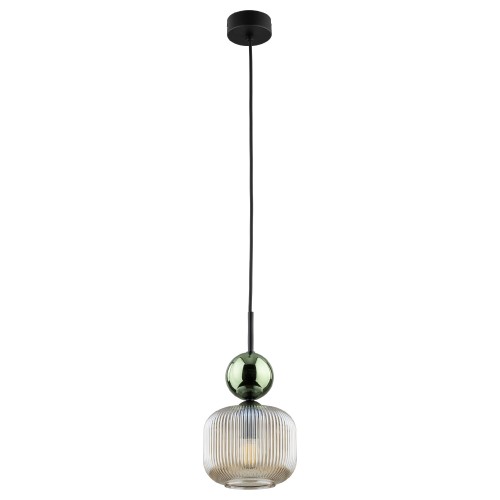SOPHIA GREEN COGNAC Lampa wisząca 1XE14 11144 TK Lighting Koniak, Czarny Koniak Zielony