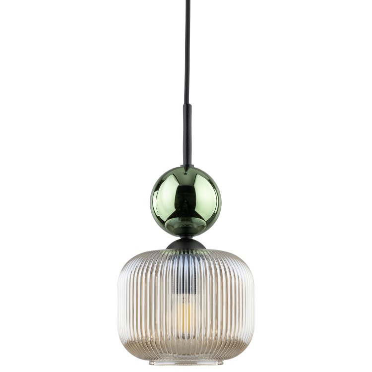 SOPHIA GREEN COGNAC Lampa wisząca 1XE14 11144 TK Lighting Koniak, Czarny Koniak Zielony