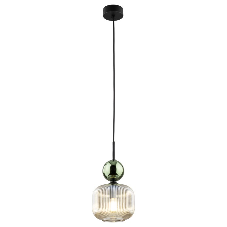 SOPHIA GREEN COGNAC Lampa wisząca 1XE14 11144 TK Lighting Koniak, Czarny Koniak Zielony
