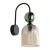 SOPHIA GREEN COGNAC Kinkiet 1XE14 11143 TK Lighting Czarny, Zielony Koniak