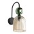 SOPHIA GREEN COGNAC Kinkiet 1XE14 11143 TK Lighting Czarny, Zielony Koniak