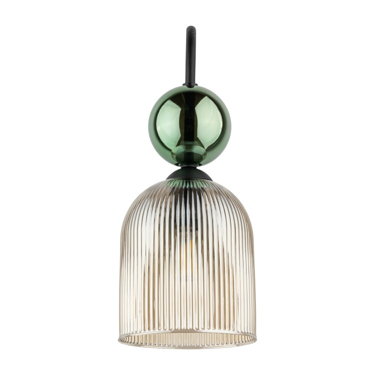 SOPHIA GREEN COGNAC Kinkiet 1XE14 11143 TK Lighting Czarny, Zielony Koniak