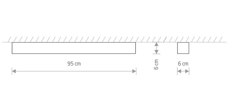 Oprawa liniowa sufitowa SOFT CEILING LED 90X6 WHITE 7546 NOWODVORSKI Lighting T8 90cm Loft nowoczesna lampa sufitowa oświetleniowa biała Inspiracje Premium