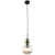 SOPHIA GREEN COGNAC Lampa wisząca 1XE14 11145 TK Lighting Czarny, Zielony Koniak