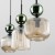 SOPHIA GREEN COGNAC Lampa wisząca 3XE14 11147 TK Lighting Czarny, Zielony Koniak
